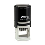 COLOP R40 SELF INKING STAMP 40MM BLACKWHITE