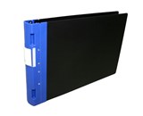 KEBA ERGO BINDER A3 50MM CAPACITY BLACK COVER BLUE SPINE CTN 6