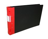 KEBA ERGO BINDER A3 50MM CAPACITY BLACK COVER RED SPINE CTN 6