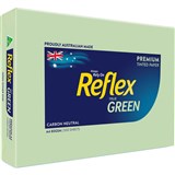 BULK REFLEX COLOURS A4 COPY PAPER 80GSM GREEN PACK 500 SHEETS CTN5 2500 SHEETS