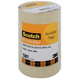 3M Scotch 502 Everyday Invisible Tape 24Mm X 66M Bulk 