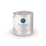 REGAL ECO RECYCLED TOILET ROLL WRAPPED 2PLY 400 SHEET WHITE
