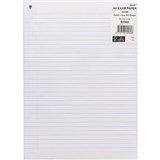 QUILL LOOSE LEAF EXAM PAPER RULED WITH ONE HOLE 60GSM A4 PACK 500