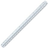 LINEX 323 TRIANGULAR SCALE RULER 300MM WHITE
