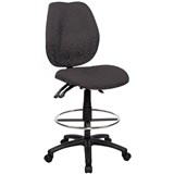SABINA DRAFTING CHAIR HIGH BACK BLACK