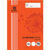 OLYMPIC T896I BOTANY BOOK 8MM RULED 55GSM 96 PAGE A4