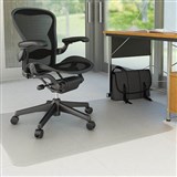 MARBIG ECONOMAT CHAIRMAT PVC KEYHOLE HARDFLOOR 1140 X 1340MM