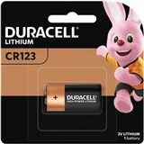 DURACELL CR123 COPPERTOP LITHIUM 3V BATTERY PACK 1