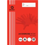 OLYMPIC E184 EXERCISE BOOK 18MM RULED 55GSM 48 PAGE A4