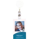 REXEL ID RETRACTABLE ID CARD HOLDER REEL WHITE