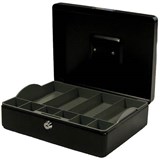 ESSELTE CLASSIC CASH BOX 300 X 230 X 90MM SIZE 12 BLACK