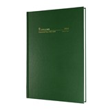 COLLINS 38M4P40 FINANCIAL YEAR DIARY WEEK TO VIEW A5 GREEN
