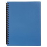 MARBIG DISPLAY BOOK REFILLABLE 20 POCKET A4 BLUE