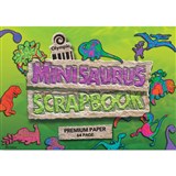 OLYMPIC SM26 SCRAPBOOK MINISAURUS BLANK 90GSM 64 PAGE 168 X 240MM