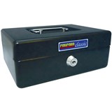 ESSELTE CLASSIC CASH BOX 200 X 150 X 80MM SIZE 8 BLACK