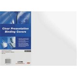 GBC IBICO BINDING COVER 250 MICRON A3 CLEAR PACK 25