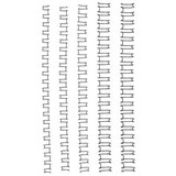 GBC WIRE BINDING COMB 21 LOOP 14MM A4 BLACK PACK 100