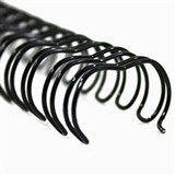 GBC WIRE BINDING COMB 34 LOOP 14MM A4 BLACK PACK 100