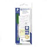STAEDTLER 430 STICK BALLPOINT PEN MEDIUM GREEN BOX 10