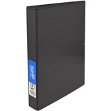 BANTEX INSERT RING BINDER PP 2D 25MM A4 BLACK