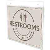 DEFLECTO SIGN HOLDER WALL MOUNT LANDSCAPE A5 CLEAR