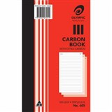 OLYMPIC 603 CARBON BOOK TRIPLICATE FEINT RULED 100 LEAF A4