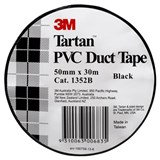 TARTAN 1352B DUCT TAPE PVC 50MM X 30M BLACK
