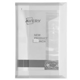 AVERY 47771 DOCUMENT WALLET HOOK AND LOOP FOOLSCAP 50 SHEETS TRANSPARENT CLEAR