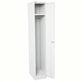 GO STEEL LOCKER 1 DOOR 305 X 455 X 1830MM FLAT PACK SILVER GREY