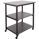 RAPIDLINE MOBILE UTILITY TROLLEY 3 TIER 800 X 600 X 900MM IRONSTONE