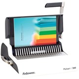 FELLOWES PULSAR 300 MANUAL BINDING MACHINE PLASTIC COMB WHITE