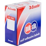QUIKSTIK LABEL DISPENSER SALE PRICE 24 X 32MM ORANGEWHITE PACK 400