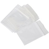 MARBIG PRESS SEAL BAG 45 MICRON 50 X 75MM CLEAR PACK 100