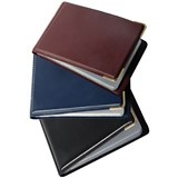 CUMBERLAND BUSINESS CARD FILE GOLD CORNERS 24 CAPACITY 70 X 110MM BLACK