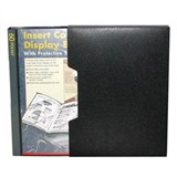 COLBY DISPLAY BOOK NONREFILLABLE INSERT COVER SLIPCASE 60 POCKET A4 BLACK