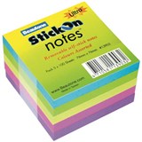 STICKON ULTRA NOTES 100 SHEETS 76 X 76MM ASSORTED