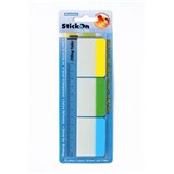 STICKON FILING TABS 30 SHEETS 37 X 50MM ASSORTED PACK 30