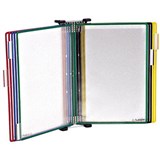 TARIFOLD WALL DISPLAY STAND WITH 10 POCKETS A4 GREYASSORTED