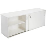 RAPID SPAN CREDENZA SLIDING DOOR LOCKABLE 1800 X 450 X 730MM WHITE