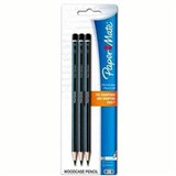 PAPERMATE WOODCASE PENCIL 2B PACK 3
