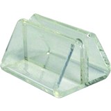 DEFLECTO TICKETCARD HOLDER TRIANGLE CLEAR