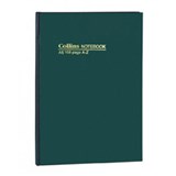 COLLINS CASEBOUND NOTEBOOK AZ INDEX 96 PAGE C7 GREEN