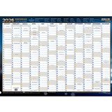 COLLINS WRITERAZE 10600 QC2 EXECUTIVE YEAR PLANNER LAMINATED ROLL UP 500 X 700MM