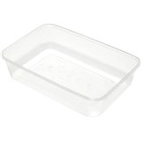 CAPRI MICROWAVABLE CONTAINERS RECTANGLE 650ML PACK 50