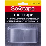 SELLOTAPE DUCT TAPE 36MM X 45M SILVER