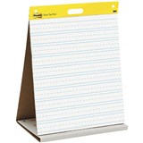 POSTIT 563 SUPER STICKY TABLETOP EASEL PAD PRIMARY RULED 508 X 584MM WHITE