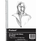 PROTEXT VISUAL ART DIARY WITH PP COVER 110GSM 120 PAGE A5