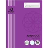 OLYMPIC G2596 GRID BOOK 5MM SQUARES 96 PAGE 55GSM 225 X 175MM