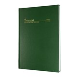 COLLINS 36M4P40 FINANCIAL YEAR DIARY WEEK TO VIEW A6 GREEN
