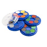 EDUCATIONAL COLOURS STACKTWIST WATERCOLOUR PAINT DISC ASSORTED PACK 24